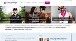 Desktop Screenshot of lambdalegal.org