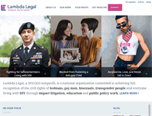 Tablet Screenshot of lambdalegal.org