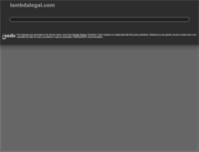 Tablet Screenshot of lambdalegal.com
